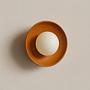 Hand Wall Lamp S Oak Wood Brown 3