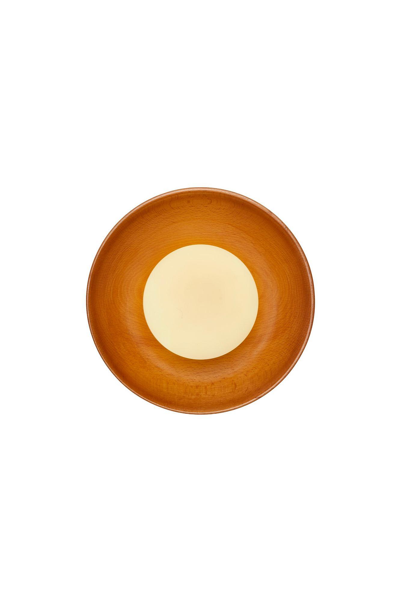 Hand Wall Lamp S Oak Wood Brown 4