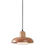 Hand Pendant Light Oak Wood Brown 1