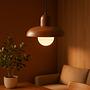 Hand Pendant Light Oak Wood Brown 3