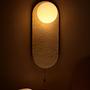 Tor Wandleuchte Travertin Creme 2