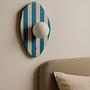 Season Wandleuchte Travertin Blau 0