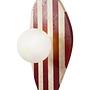 Band Wall Lamp Travertine Red 5