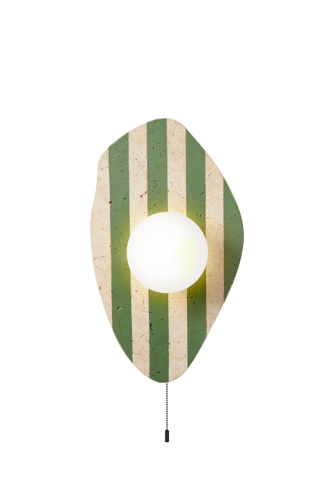 Only Wall Lamp Travertine Green 2