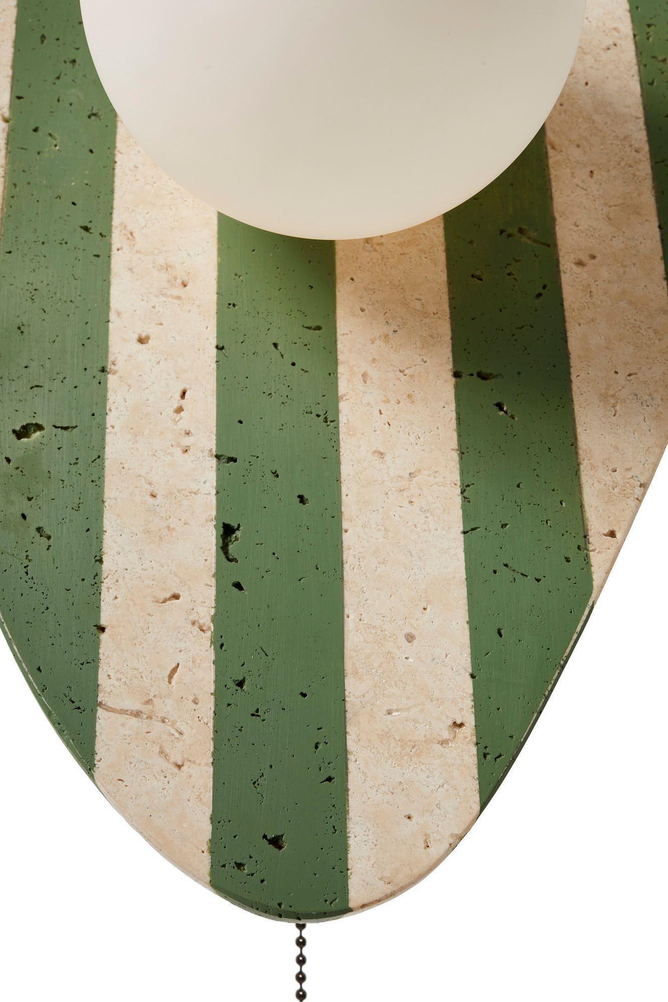 Only Wall Lamp Travertine Green 7