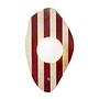 Push Wall Lamp Travertine Red 1