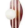 Push Wall Lamp Travertine Red 6
