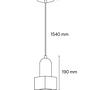 Suala Pendant Light Oak Wood Travertine Natural 9