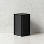 Pedestal 45 Side table Metal Black 0