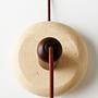 Worm Pendant Light Walnut Wood Brown 4