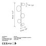 Ledos Wall Lamp Metal Black 7