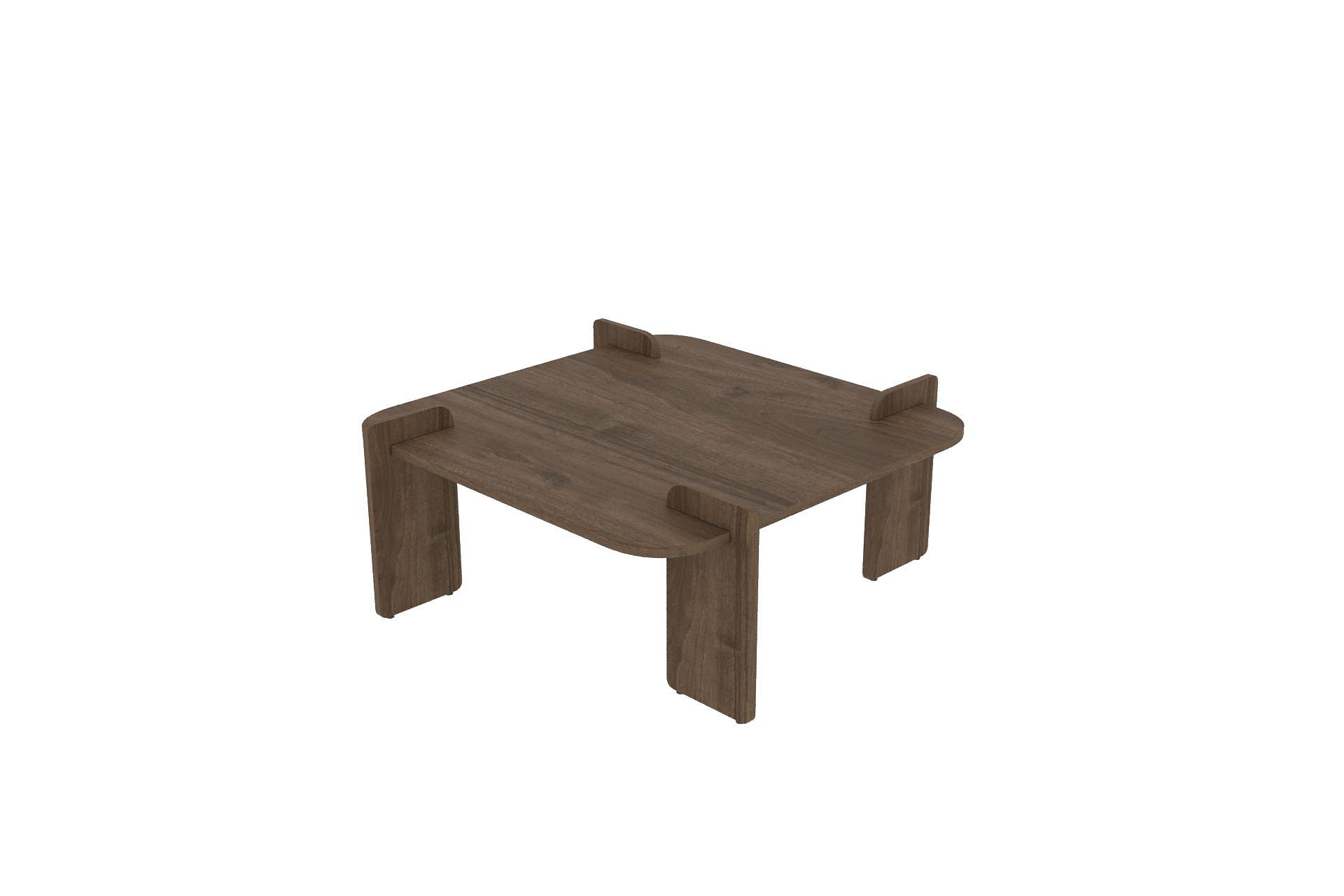 Couchtisch Walnussbraun Optik 6