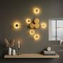 Ledos Wandleuchte Metall Gold 0