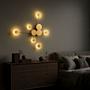 Ledos Wandleuchte Metall Gold 2