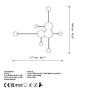 Ledos Wall Lamp Metal Gold 7