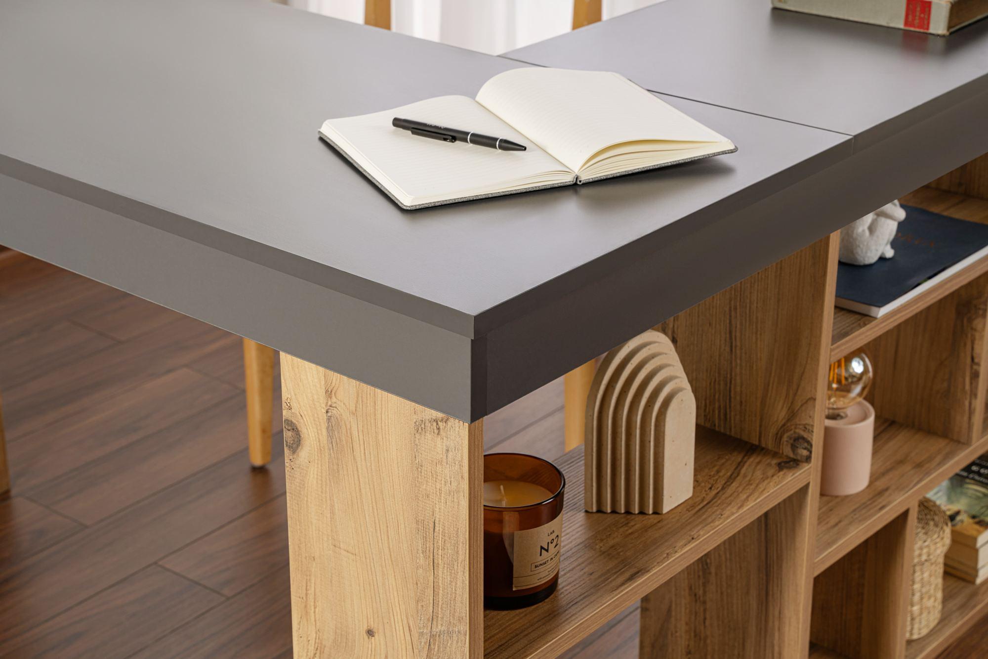 Vesper Desk Anthracite, Atlantic Pine 5