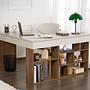 Vesper Desk Walnut Beige Look 2