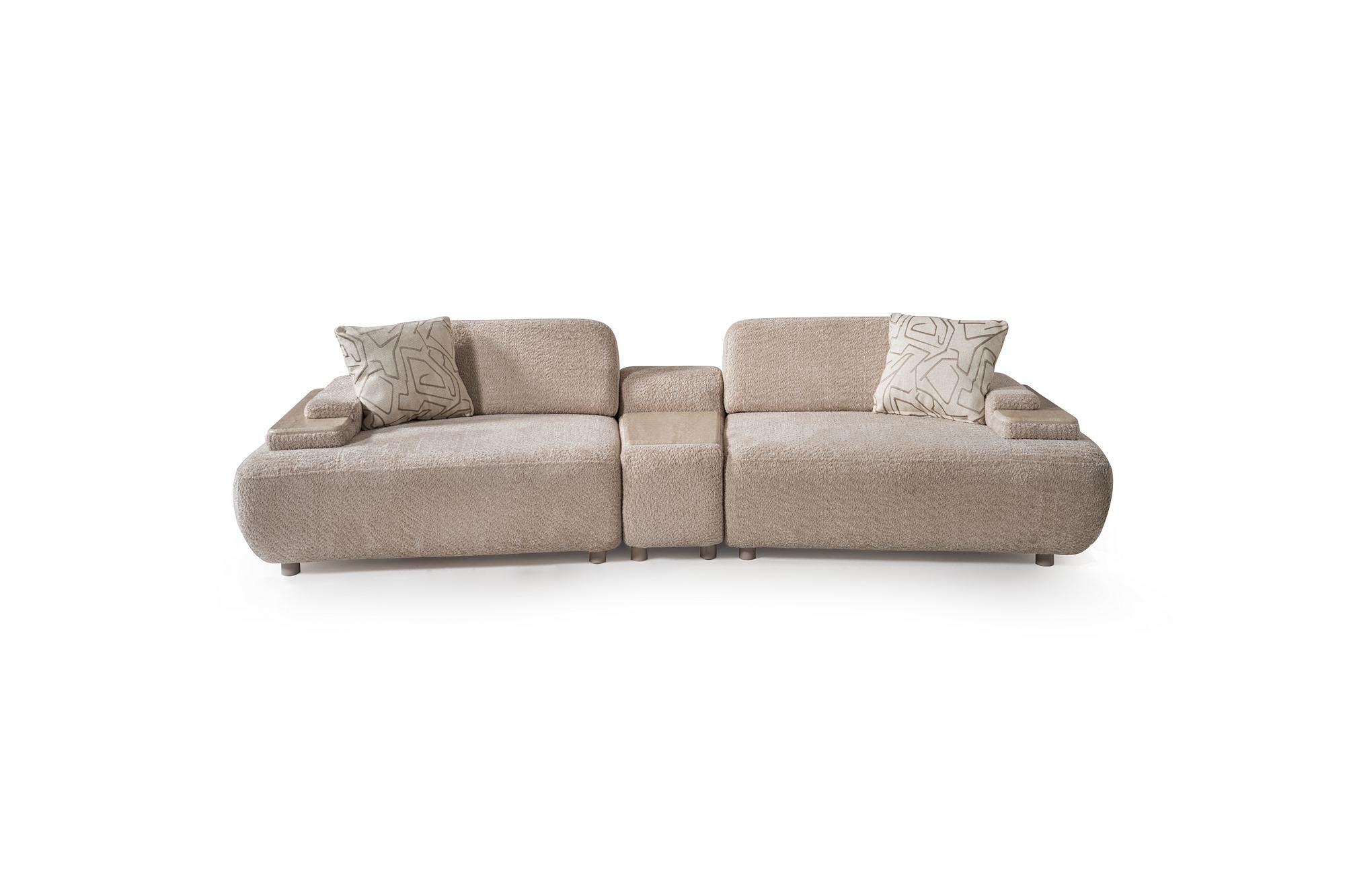 Toscana Sofa 3-seater Beige 1