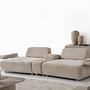 Toscana Sofa 3-Sitzer Beige 2