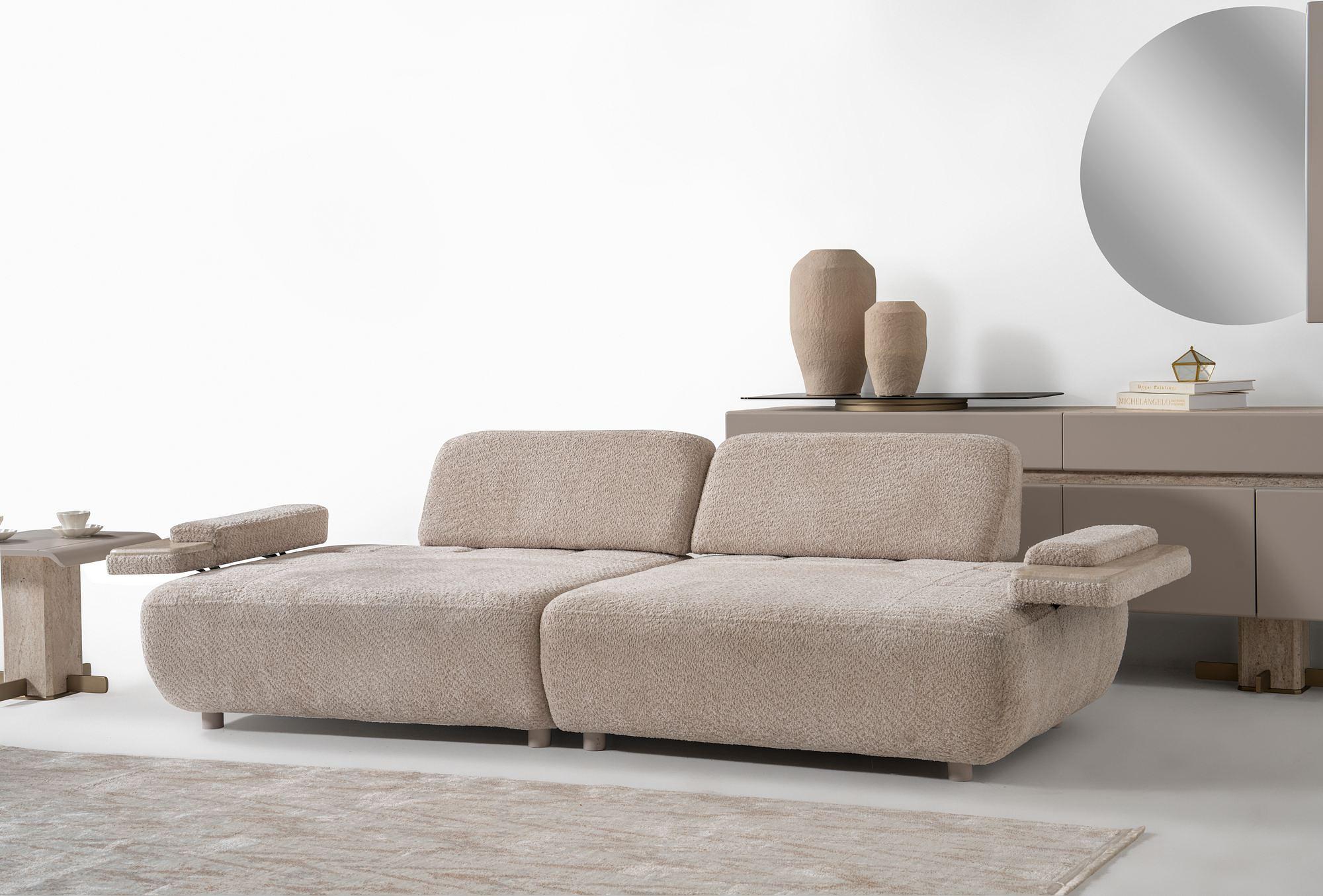 Toscana Sofa 2-Sitzer Beige 3