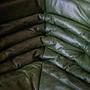Togo Sofa 2-Sitzer+Ecksofa+Sessel+Ottoman Pull-Up-Leder Grün 6