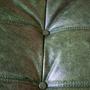 Togo Sofa 2-Seater Pull-Up Leather Green 7