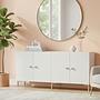 Simple 150 Sideboard Bianco Oro 3