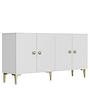 Simple 150 Sideboard Weiß Gold 5