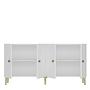 Simple 150 Sideboard White Gold 7