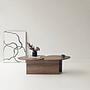 Stones Coffee Table Walnut Brown Look 5