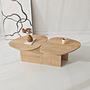Stones Coffee Table Natural Oak Look 5