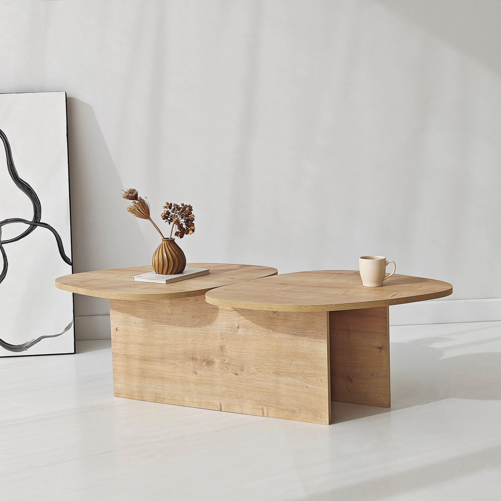 Stones Couchtisch Eichennatur Optik 8