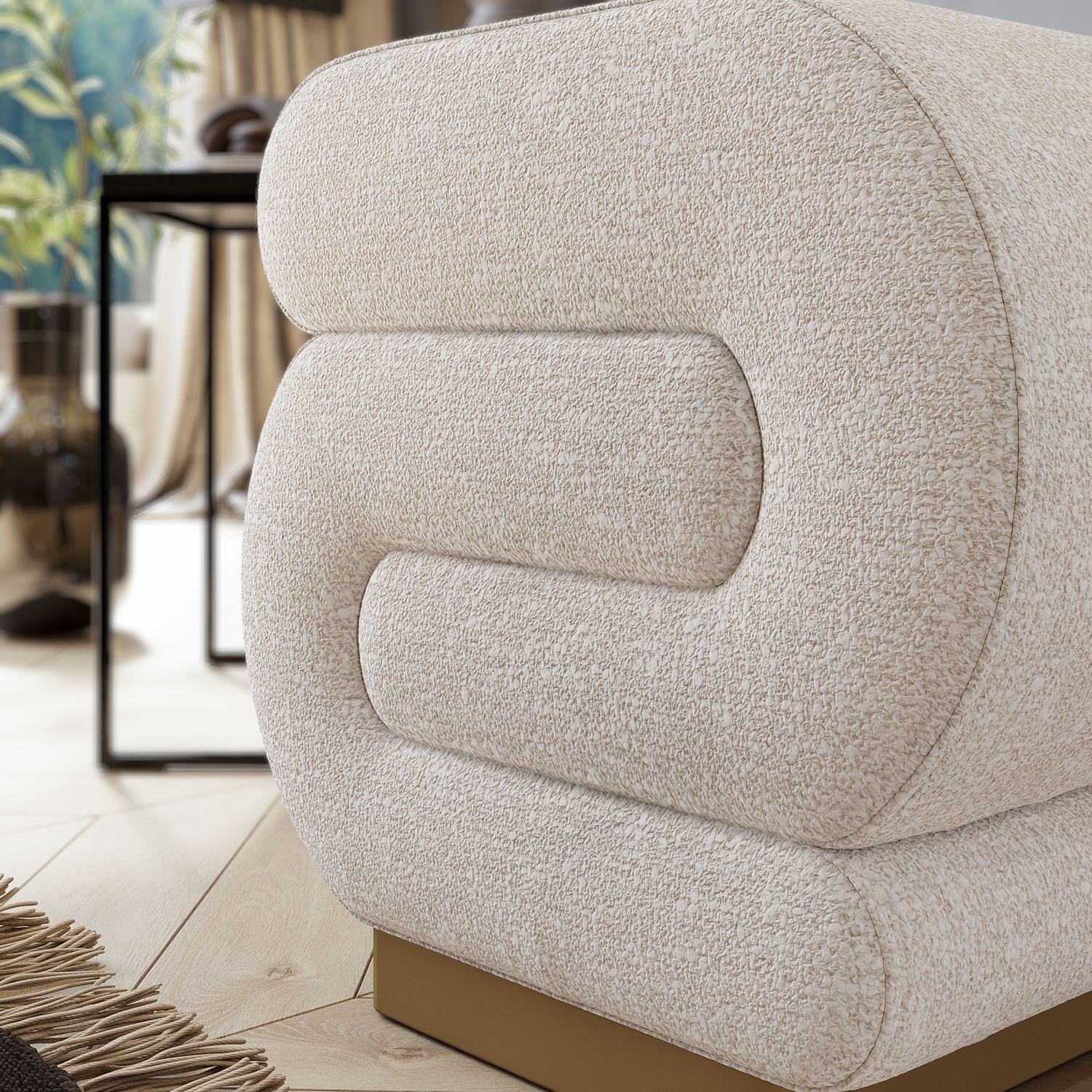 Sally Pouffe Cream 6
