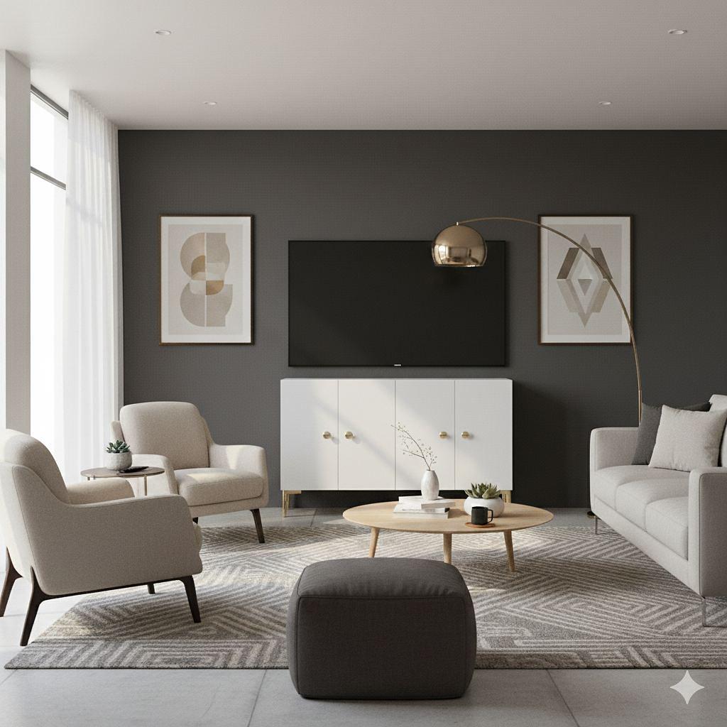 Simple 120 Sideboard White Gold 4