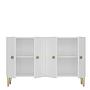 Simple 120 Sideboard White Gold 7