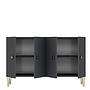 Simple 120 Sideboard Anthracite Gold 7