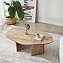 Rock Couchtisch Eichen-Optik Braun 5