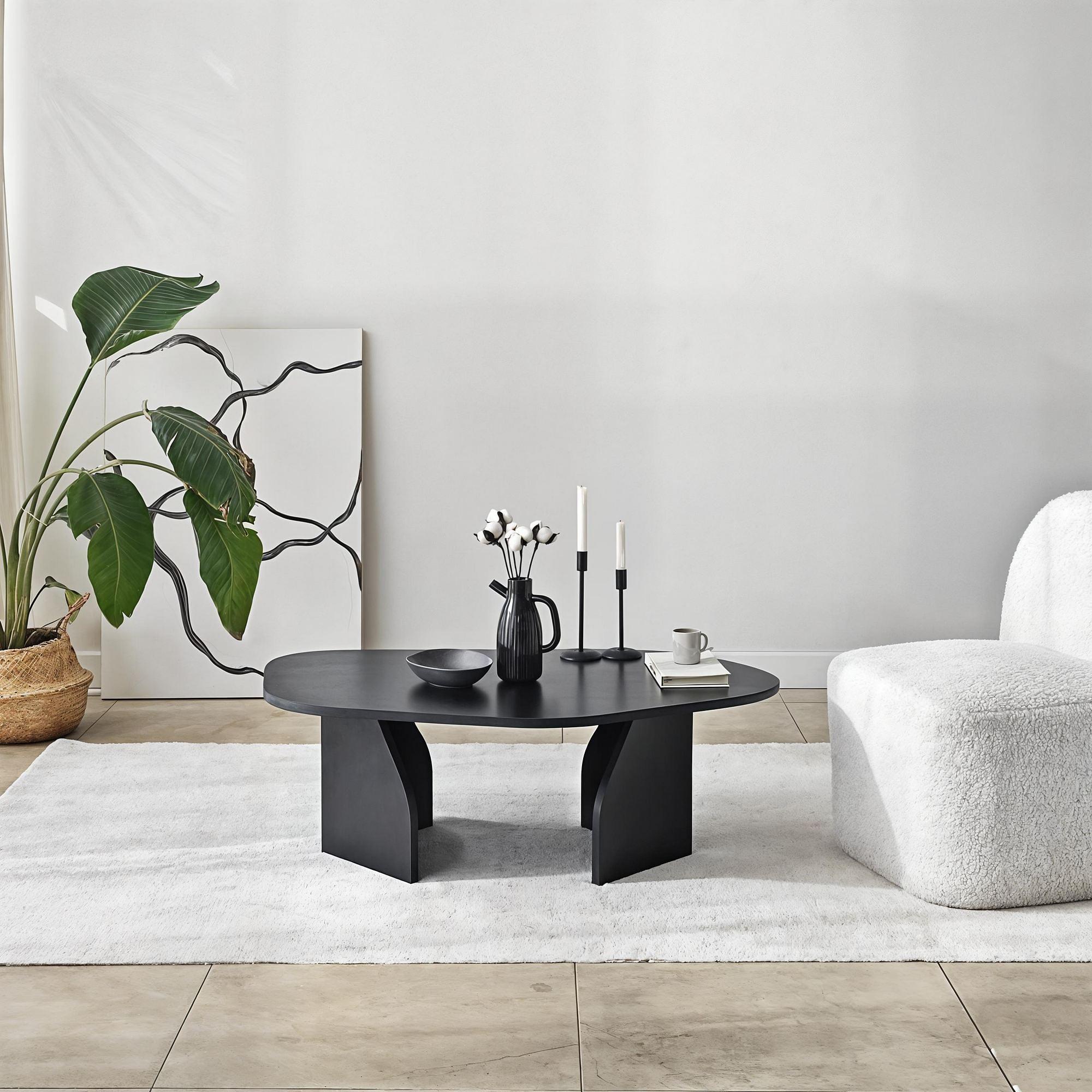 Rock Coffee Table Black 2