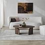 Rock Couchtisch Nussbaum-Optik Braun 3