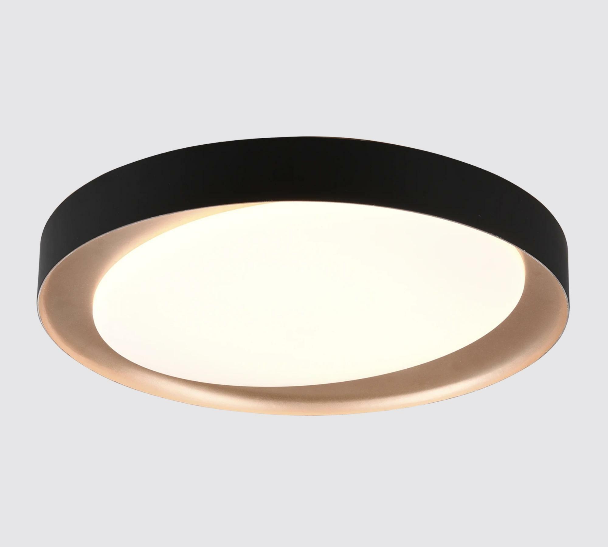 LED-Deckenleuchte Schwarz / Bronze 1