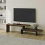 Puzzle Lowboard Walnut Look Brown 0