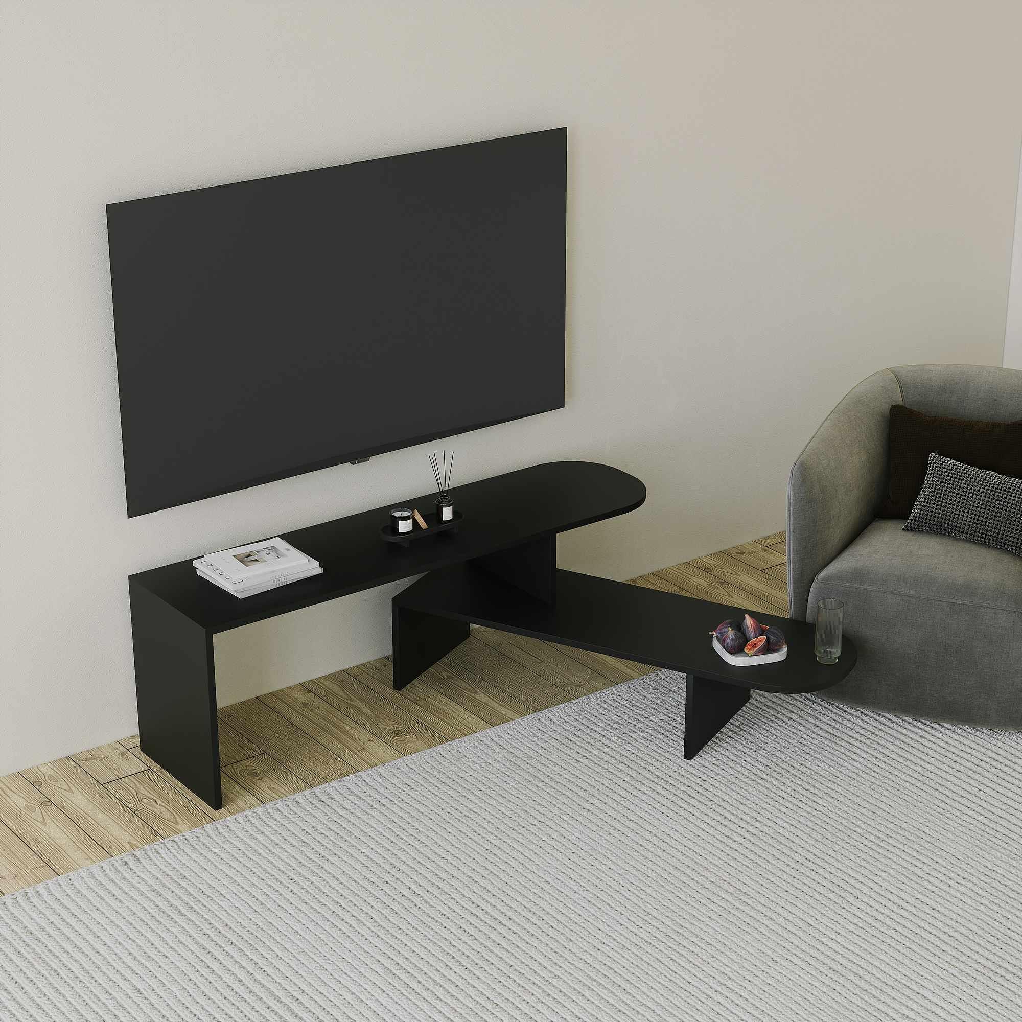 Puzzle Lowboard Black 2