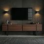 Onera Sideboard Walnut Look Black 2