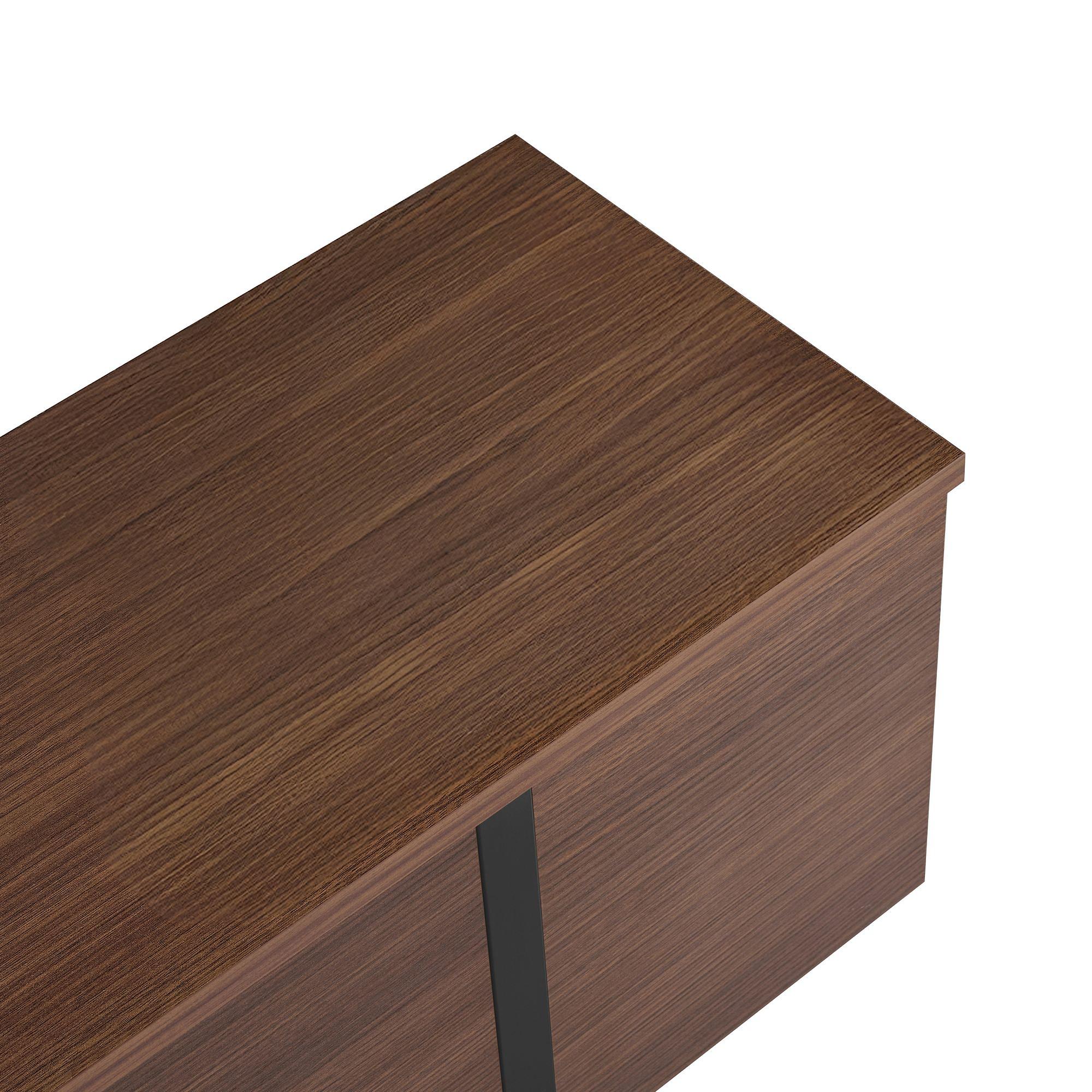 Onera Sideboard Walnut Look Black 5