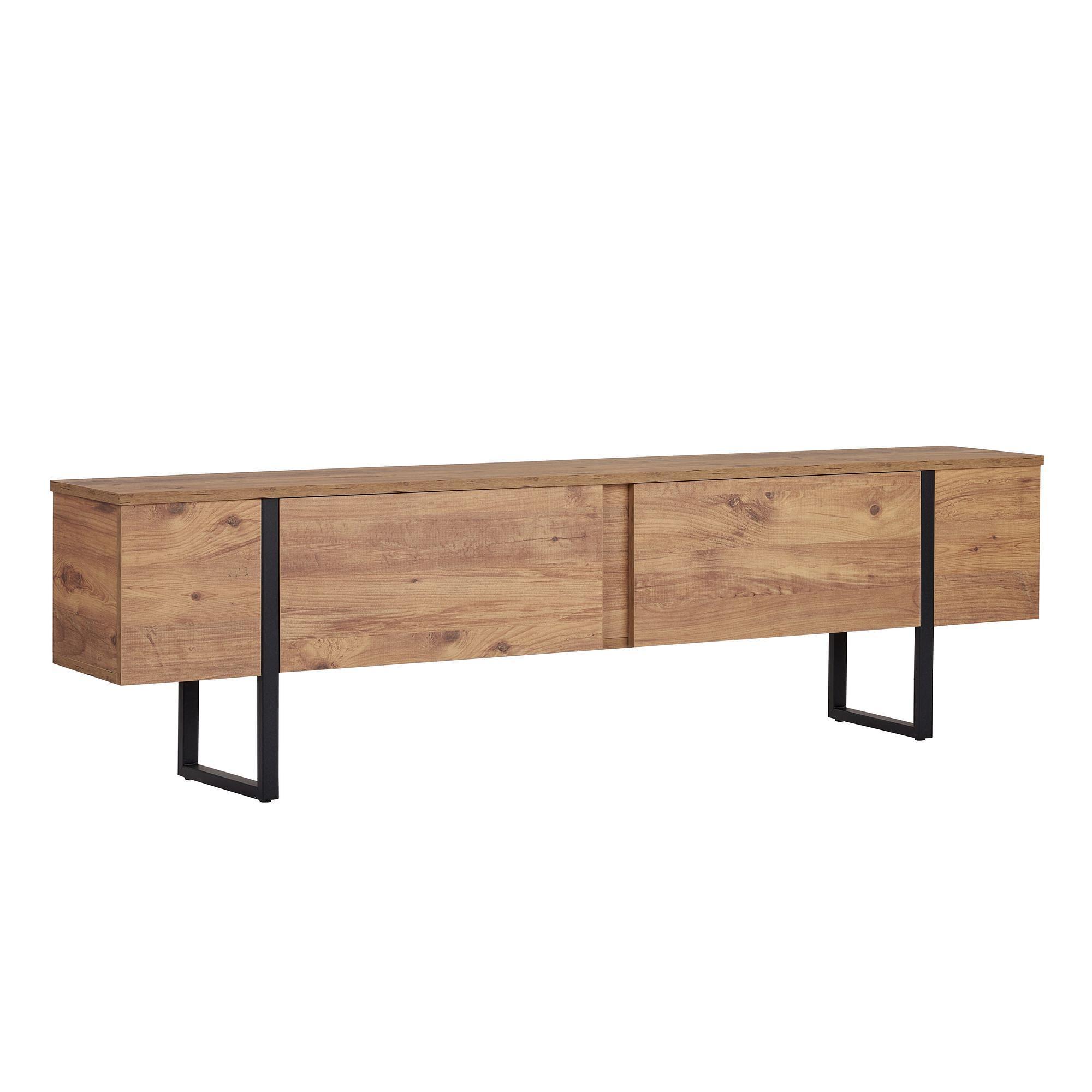 Onera Credenza effetto pino nero 6