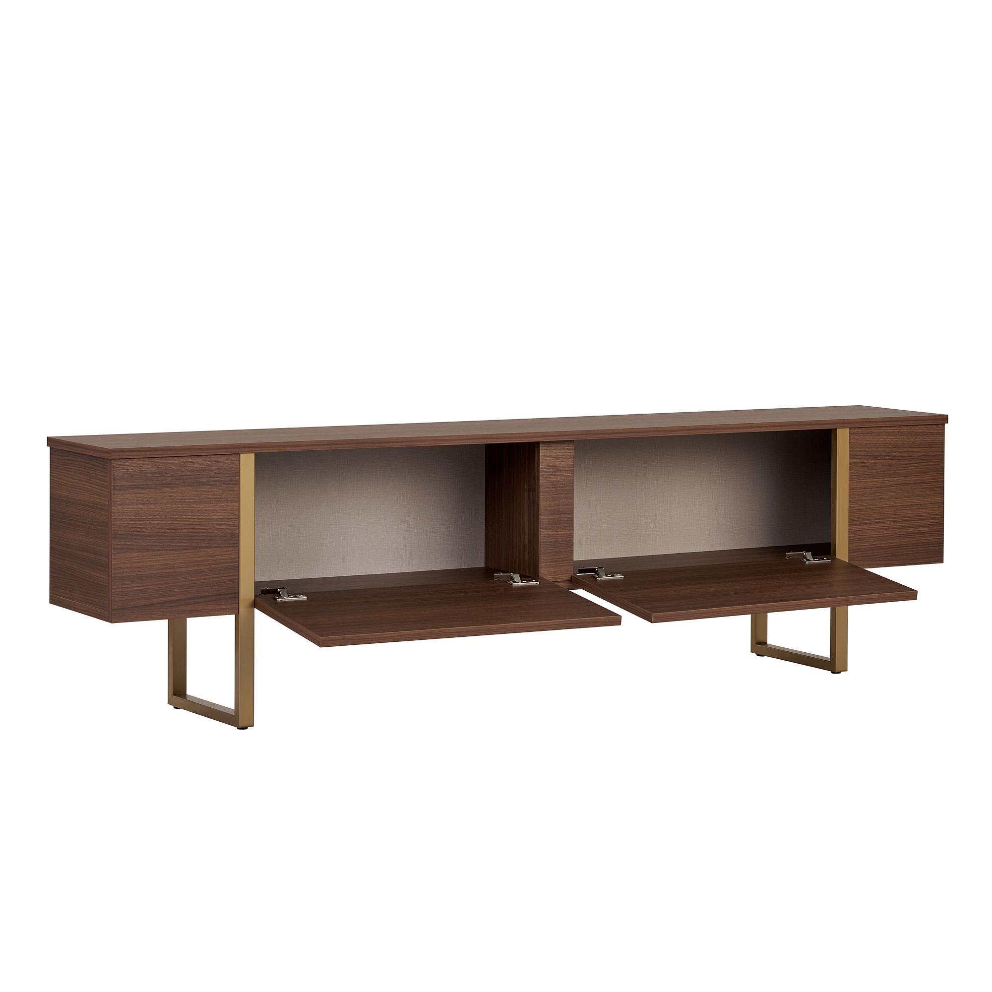 Onera Sideboard Walnuss-Optik Gold 1