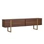 Onera Sideboard Walnut Effect Gold 6