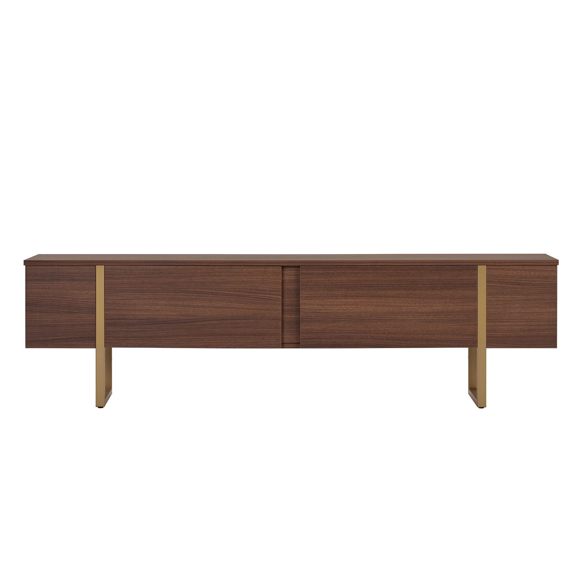 Onera Sideboard Walnuss-Optik Gold 7