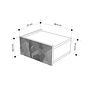 Ondoa Nightstand White 5