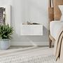 Onda Nightstand White Brown 0